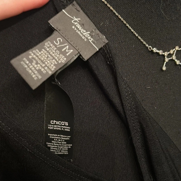 Black Chico's Blouse - Picture 4 of 4